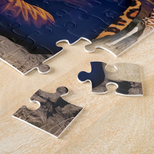 Puzzle Mona Lisa Sur Safari (Côté)