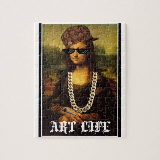 Puzzle Mona Lisa Thug Life Art Life (Vertical)