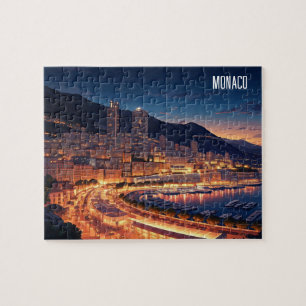 Puzzle Monaco Monte Carlo la nuit