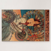 Puzzle Monaco Monte Carlo par Alphonse Mucha (Horizontal)