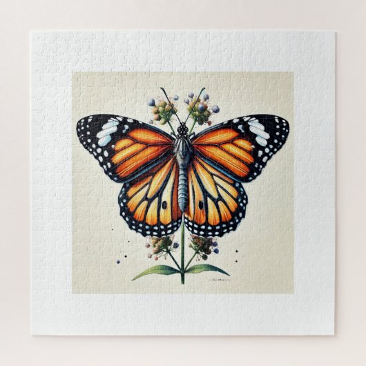 Puzzle Monarch butterfly 150624IREF111 - Watercolor (Vertical)