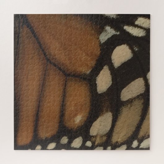 Puzzle Monarch Butterfly Wing Close Up (Horizontal)