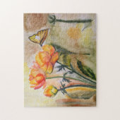 Puzzle Monarque Beauté : Aquarelle Papillon (Vertical)