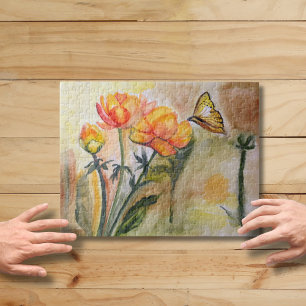 Puzzle Monarque Beauté : Aquarelle Papillon