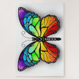 Puzzle Monarque papillon arc-en-ciel