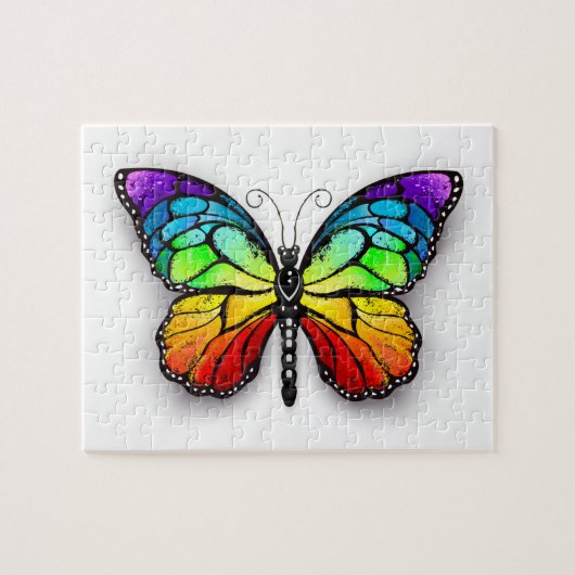 Puzzle Monarque papillon arc-en-ciel (Horizontal)