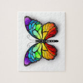 Puzzle Monarque papillon arc-en-ciel (Vertical)