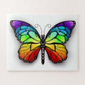 Puzzle Monarque papillon arc-en-ciel (Horizontal)