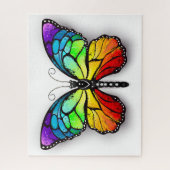 Puzzle Monarque papillon arc-en-ciel (Vertical)