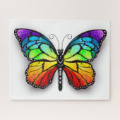 Puzzle Monarque papillon arc-en-ciel (Horizontal)