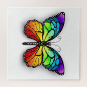 Puzzle Monarque papillon arc-en-ciel (Horizontal)