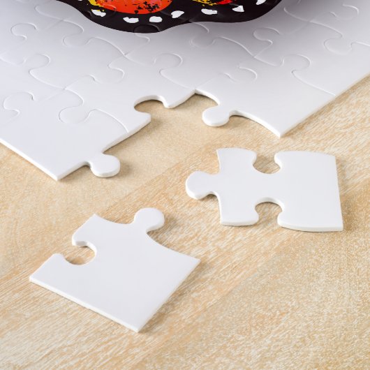 Puzzle Monarque papillon arc-en-ciel (Côté)