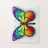 Puzzle Monarque papillon arc-en-ciel (Vertical)