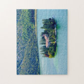 Puzzle Monastère de Visovac à Krka NP - Croatie (Vertical)