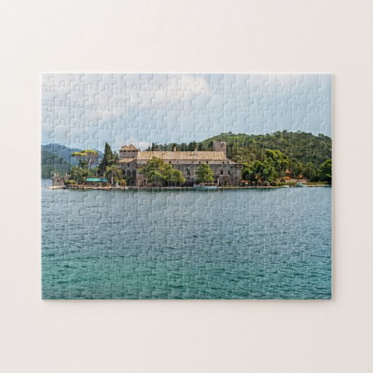 Puzzle Monastère Saint Mary sur l'île de Mljet - Croatie (Horizontal)