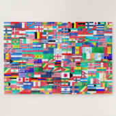 Puzzle Monde des drapeaux (Horizontal)