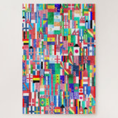 Puzzle Monde des drapeaux (Vertical)