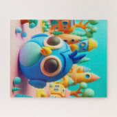 Puzzle Monde Fantaisiste (Horizontal)