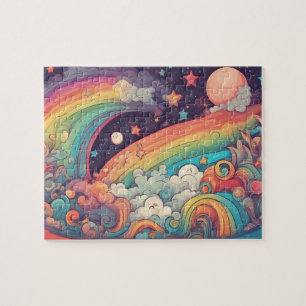 Puzzle Monde Fantastique Arc-en-Ciel Royaume Magique Colo