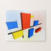 Puzzle Mondrian a inspiré 3D (Horizontal)