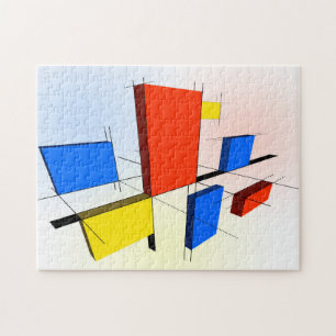 Puzzle Mondrian a inspiré 3D