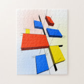 Puzzle Mondrian a inspiré 3D (Vertical)