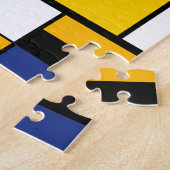 Puzzle Mondrian géométrique Composition minimaliste moder (Côté)