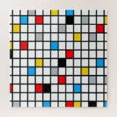 Puzzle Mondrian géométrique Composition minimaliste moder (Horizontal)