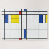 Puzzle Mondrian II Minimum De Stijl Modern Art Design (Horizontal)
