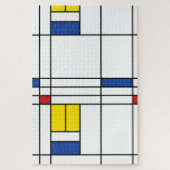 Puzzle Mondrian II Minimum De Stijl Modern Art Design (Vertical)