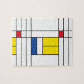 Puzzle Mondrian II Minimum De Stijl Modern Art Design (Horizontal)