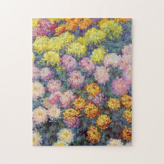 Puzzle Monet - Bed of Chrysanthemums (Vertical)