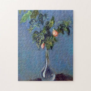 Puzzle Monet France Fleurs dans une peinture de vase Impr