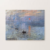 Puzzle Monet Impression Sunrise Art (Horizontal)