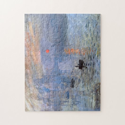 Puzzle Monet Impression Sunrise Art (Vertical)
