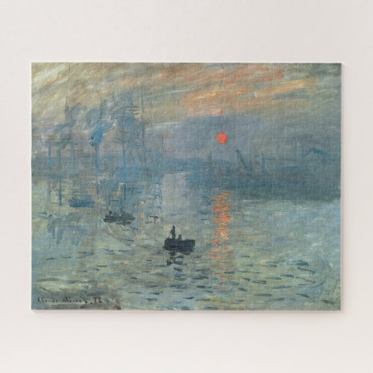 Puzzle Monet Impression Sunrise Soleil Levant Peinture Le (Horizontal)