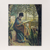 Puzzle Monet - Madame Monet Brodering (Vertical)