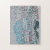 Puzzle Monet - Norvège, Village de Sandviken dans la neig (Vertical)