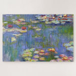 Puzzle Monet Water Lilies 1916 Peinture à l'huile<br><div class="desc">Claude Monet, impressionniste français, demeure réputé et apprécié pour les peintures de nénuphars qu'il a réalisées à son étang de jardin de Giverny</div>