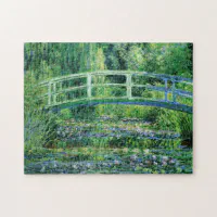 Puzzle d'art en bois - Le pont Japonais - Monet - Fait à la main