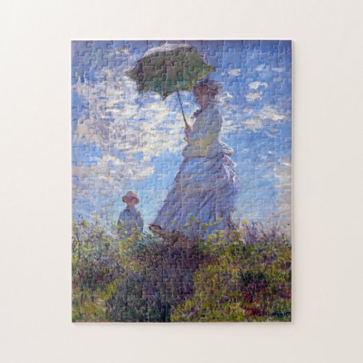 Puzzle Monet Woman avec Parasol Fine Art (Vertical)