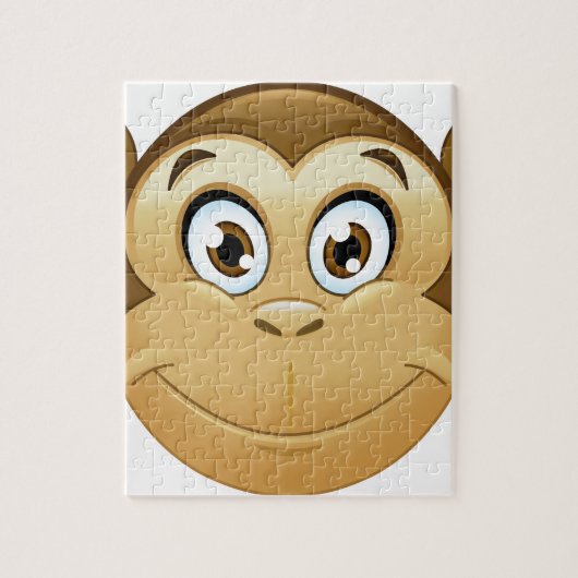 Puzzle monkey emoji (Vertical)