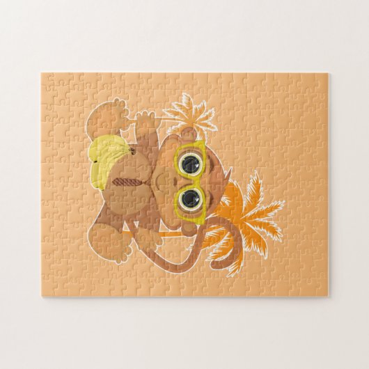 Puzzle Monkey Nerd (Horizontal)
