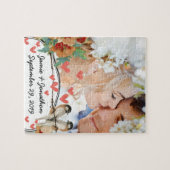 Puzzle Monnaie Inséparable vintage de fleurs de cerisier (Horizontal)