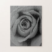 Puzzle monochromatique de rose (Vertical)