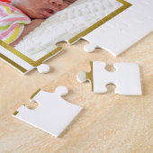 Puzzle Monogramme 10 Photo Collage Gold Laurel Royal Crow (Côté)