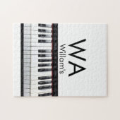 Puzzle Monogramme ajouter le nom de la lettre initiale te (Horizontal)