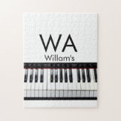 Puzzle Monogramme ajouter le nom de la lettre initiale te (Vertical)