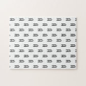 Puzzle Monogramme Cursif Frustrant (Horizontal)