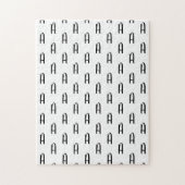 Puzzle Monogramme Cursif Frustrant (Vertical)